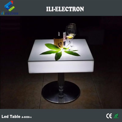 상업용으로 사용되는 PE 플라스틱 LED 빛나는 테이블