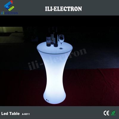 플라스틱 조명 칵테일 테이블 적외선 원격 제어