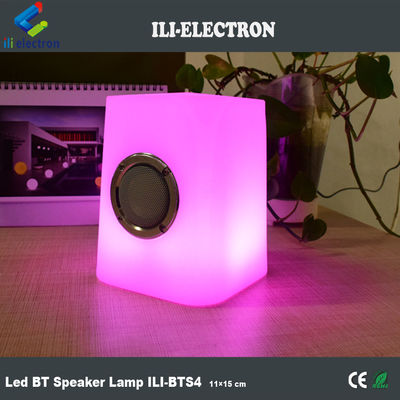3D 스테레오 플라스틱 LED 라이트 스피커 무선 원격 제어