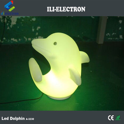 플라스틱 돌고래 LED 라이트 3500K 따뜻한 흰색 재충전 리?? 배터리