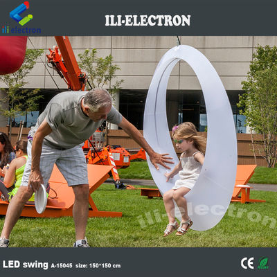 야외 플라스틱 LED 스윙