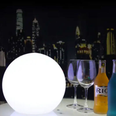 PE 플라스틱 떠있는 수영장 볼등, 원격 제어 LED 볼등 장식용