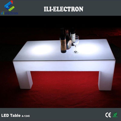 4 다리 LED 라이트 칵테일 테이블, 16 컬러 변경 LED 빛 테이블 원격 제어