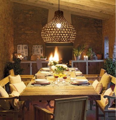 와비-사비 라탄 캔들리어 예술 램프 정원용 손조재 라탄 램프