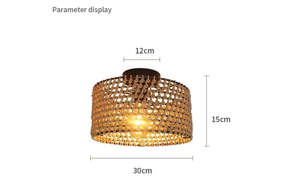 산업 스타일 레트로 복도 발코니 크리에이티브 인격성 Pendant Lamp Woven Ceiling Light