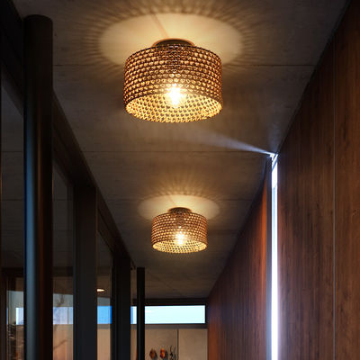 산업 스타일 레트로 복도 발코니 크리에이티브 인격성 Pendant Lamp Woven Ceiling Light