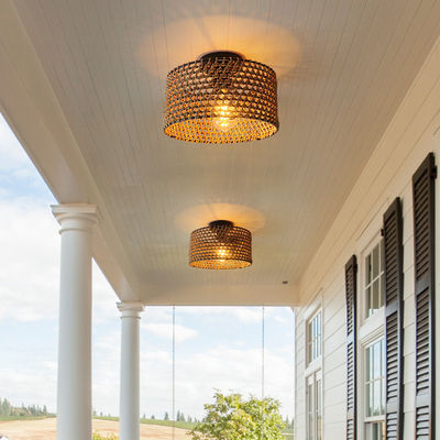 산업 스타일 레트로 복도 발코니 크리에이티브 인격성 Pendant Lamp Woven Ceiling Light