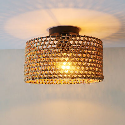 산업 스타일 레트로 복도 발코니 크리에이티브 인격성 Pendant Lamp Woven Ceiling Light