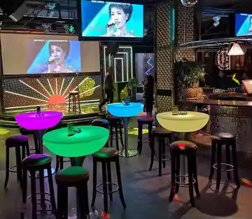 LED 칵테일 테이블 라이트 LED 조명 칵테일 테이블