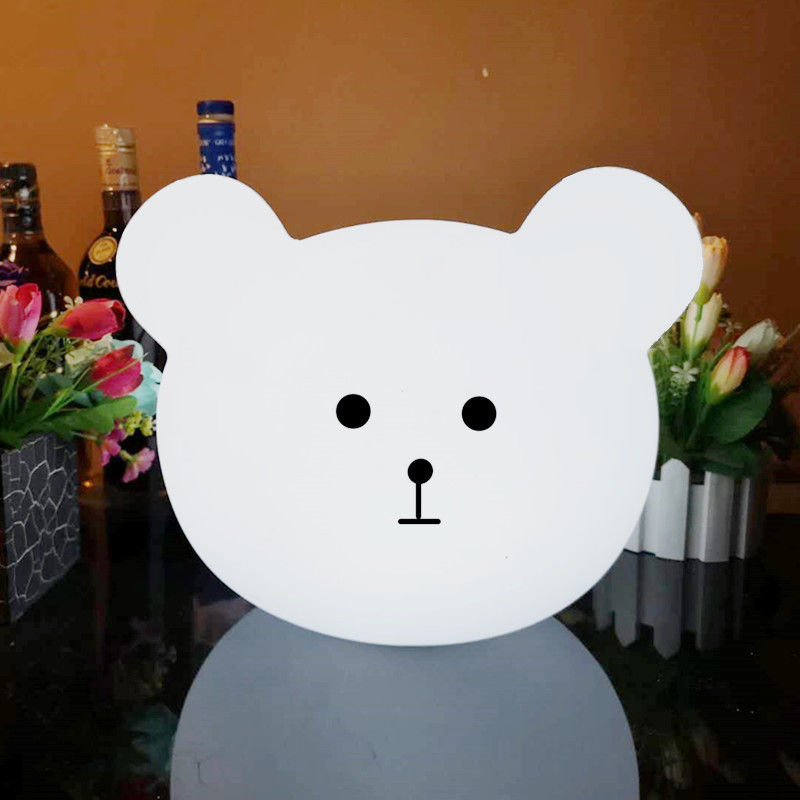 공장 핫 판매 곰 모양 다채로운 LED 밤 빛