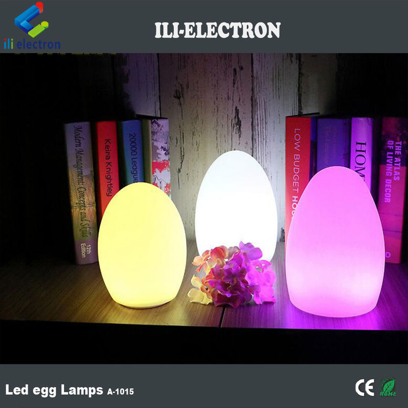 조명 미니 달걀 모양 LED 조명 16 색상 리모컨으로 변경