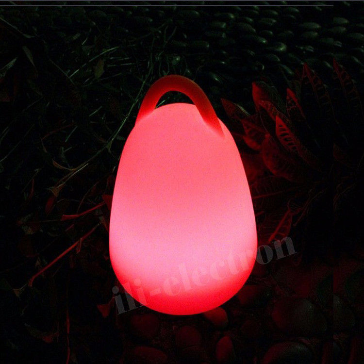 방수 플라스틱 LED 주력 조명 16 가지 색상의 야외 정원 램프