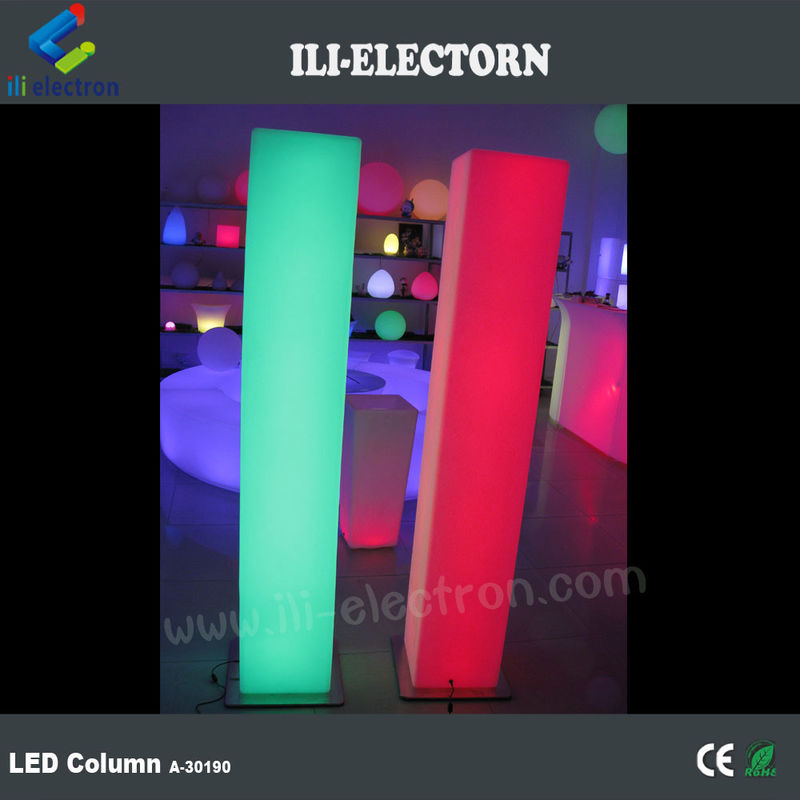 인파라드 원격 제어 다채로운 LED 장식 플라스틱 결혼식 기둥 기둥