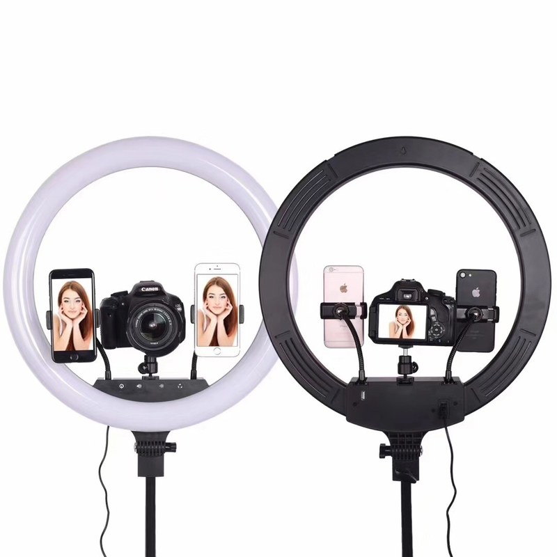 8인치 10인치 12인치 사진 스튜디오 키트 반지등 LED 반지등 1200 LM