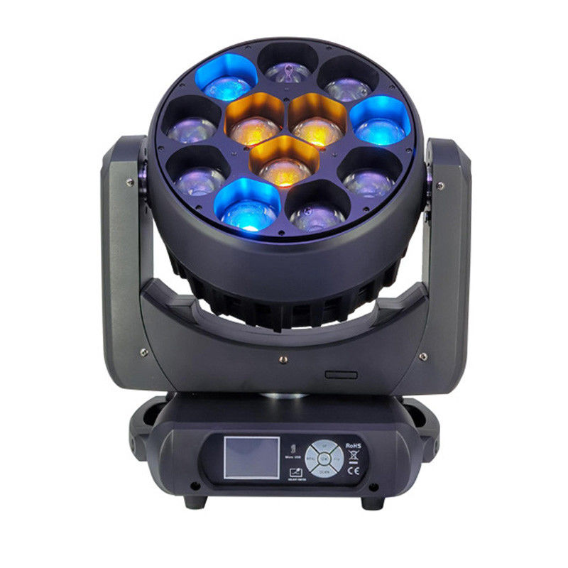 12 Bee Eye 움직이는 머리 LED 스테이지 라이트 바 흔들기 위해 염색 IP20 방수